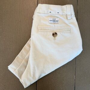 Vineyard Vines Boys’ Summer Khaki “Stone” Classic Breaker Shorts • Size 8 (M)